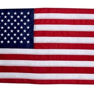2x3 American Flag – Embroidered Stars, Made in USA